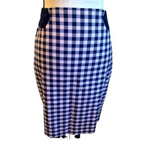 Limited pale pink and navy skirt